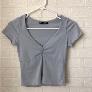 Brandy Melvile baby blue top !